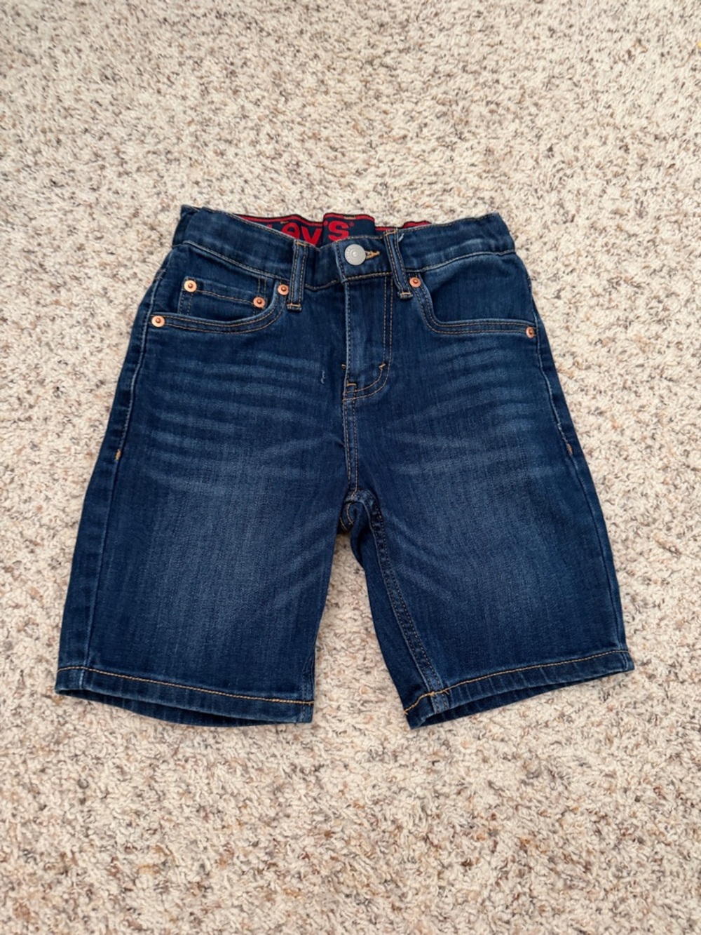 Levi's Dark Blue Kids' Denim Shorts